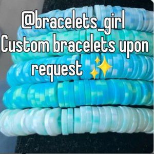 Custom Bracelets Upon Request